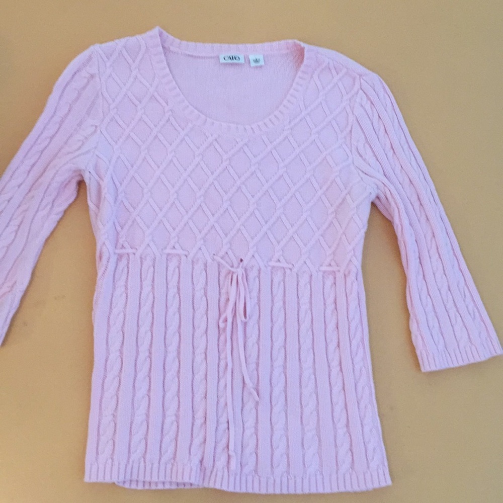 Pink sweater